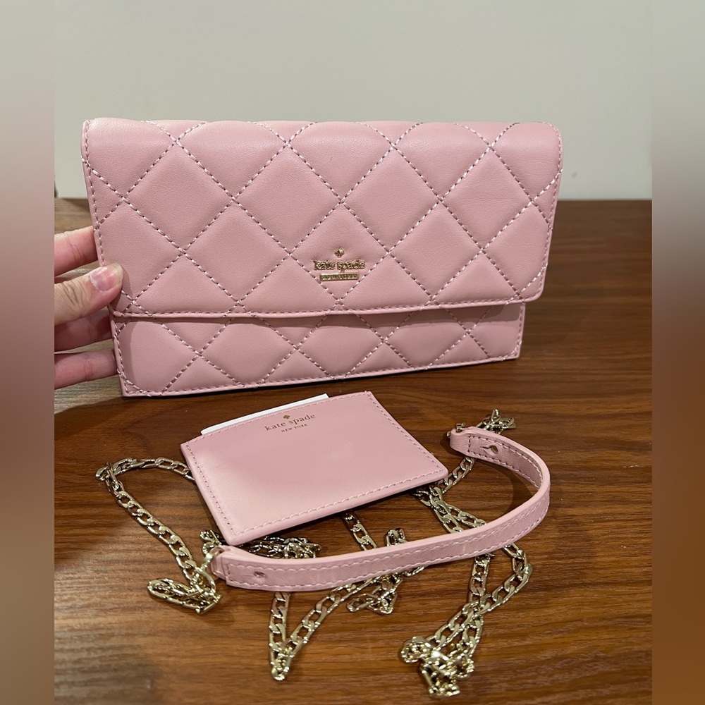 Brand new Kate Spade baby pink EMERSON PLACE BRENNAN/ crossbody bag